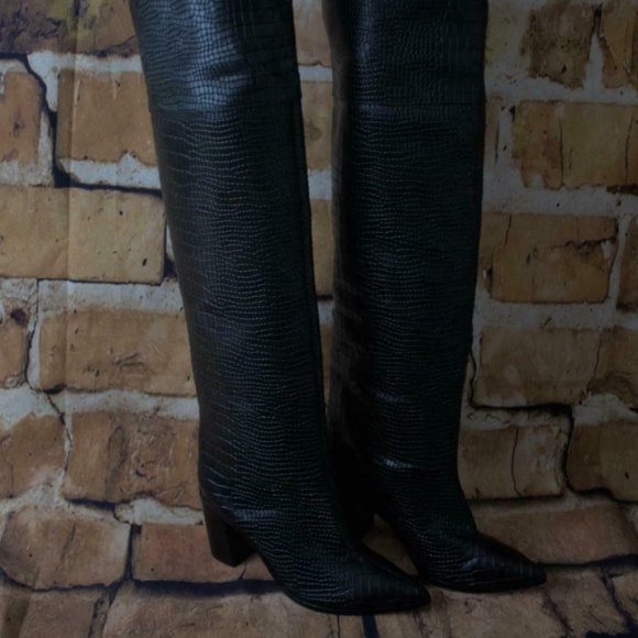 schutz boots over the knee